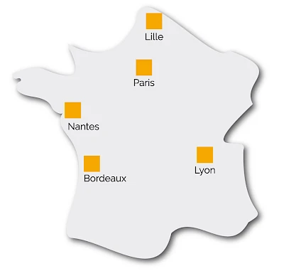 <p>Villes dans lesquelles un consultant Arcéane est présent</p>